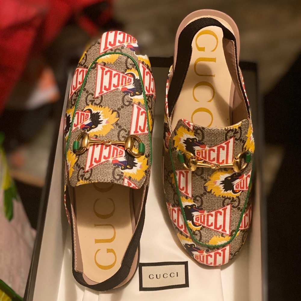 Gucci princetown baboon logo children horsebit NEW - Picture 3 of 7